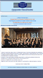 Mobile Screenshot of cirencester-choral-soc.org.uk